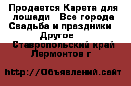 Продается Карета для лошади - Все города Свадьба и праздники » Другое   . Ставропольский край,Лермонтов г.